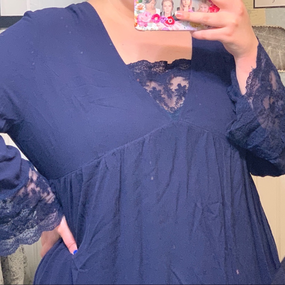Navy blue dress!
